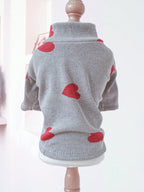 1pc Pet Sweatshirt For Small/Medium Dogs & Cats, Valentine's Day Outfit