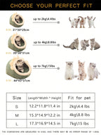 1pc Gray Cat-Shaped Pet Bed Suitable For Small & Medium-Sized Cats And Dogs, All Seasons Puppy Keep Dog Bed Cat Bed