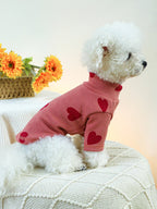 1pc Pet Sweatshirt For Small/Medium Dogs & Cats, Valentine's Day Outfit