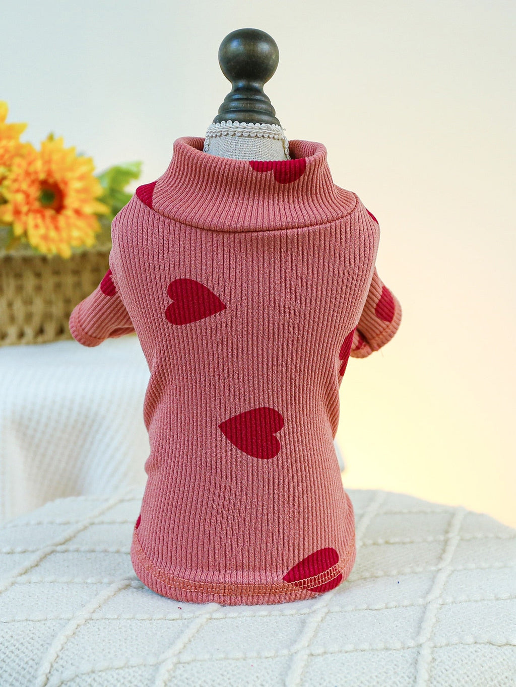 1pc Pet Sweatshirt For Small/Medium Dogs & Cats, Valentine's Day Outfit