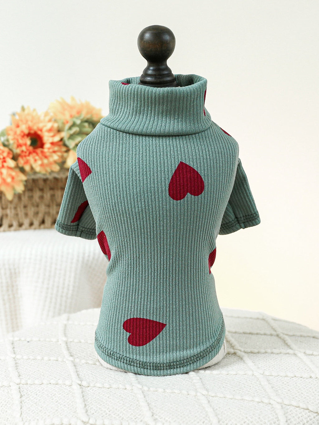 1pc Pet Sweatshirt For Small/Medium Dogs & Cats, Valentine's Day Outfit