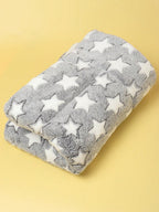1pc Polyester Star & Heart Breathable Washable Thick Pet Bed Mat For Medium-Small Cats & Dogs, All Seasons (Teddy/Bichon Frise)