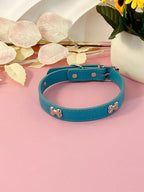 Pet Supplies Dog Collar, Punk Style Pu Leather Bone Shape Neckband, Multi-Color Options For Small, Medium And Large Dogs