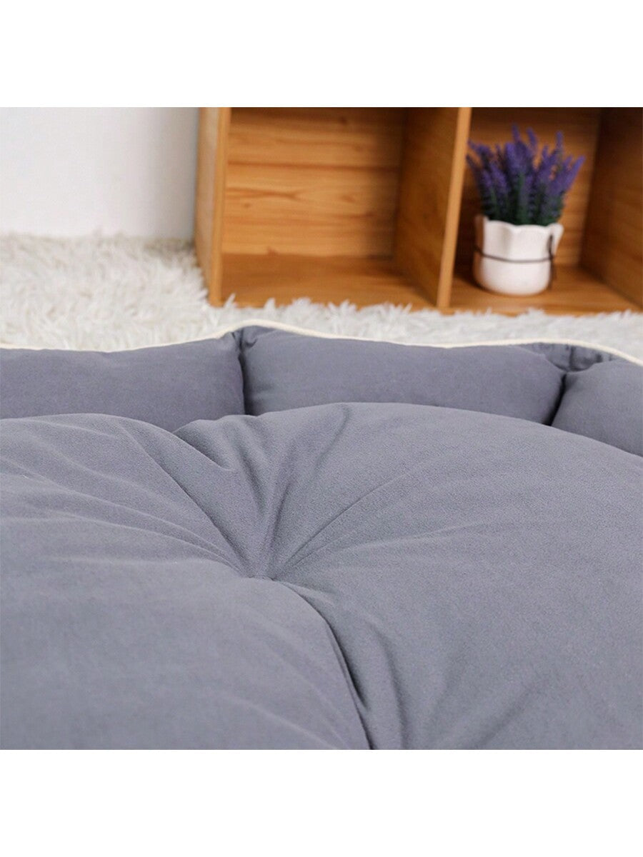 1pc Suede-Like Pet Bed, Suitable For Cats And Small/Medium-Sized Dogs Of All Breeds, Cat/Dog House, Pet Mat