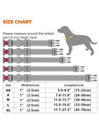 MITOOE 1pc Reflective Dog Collarwith Safety Locking Buckle Adjustable Soft Neoprene Padded Breathable Nylon Pet Collar For Small Medium Large Dogs