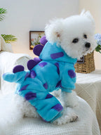 1pc Pet Clothes Universal Costume Clothing For Dogs And Cats, Cute Flower Dinosaur Transformation Costume For Small Dogs And Puppies (Chihuahua, Etc.)