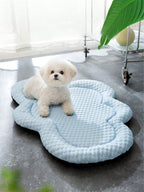 1pc/Set Summer Pet Dog Bed Cooling Mat, Cat Bed Puppy Air Permeable Dog Bed Mat Suitable For Small, Medium And Large Pets