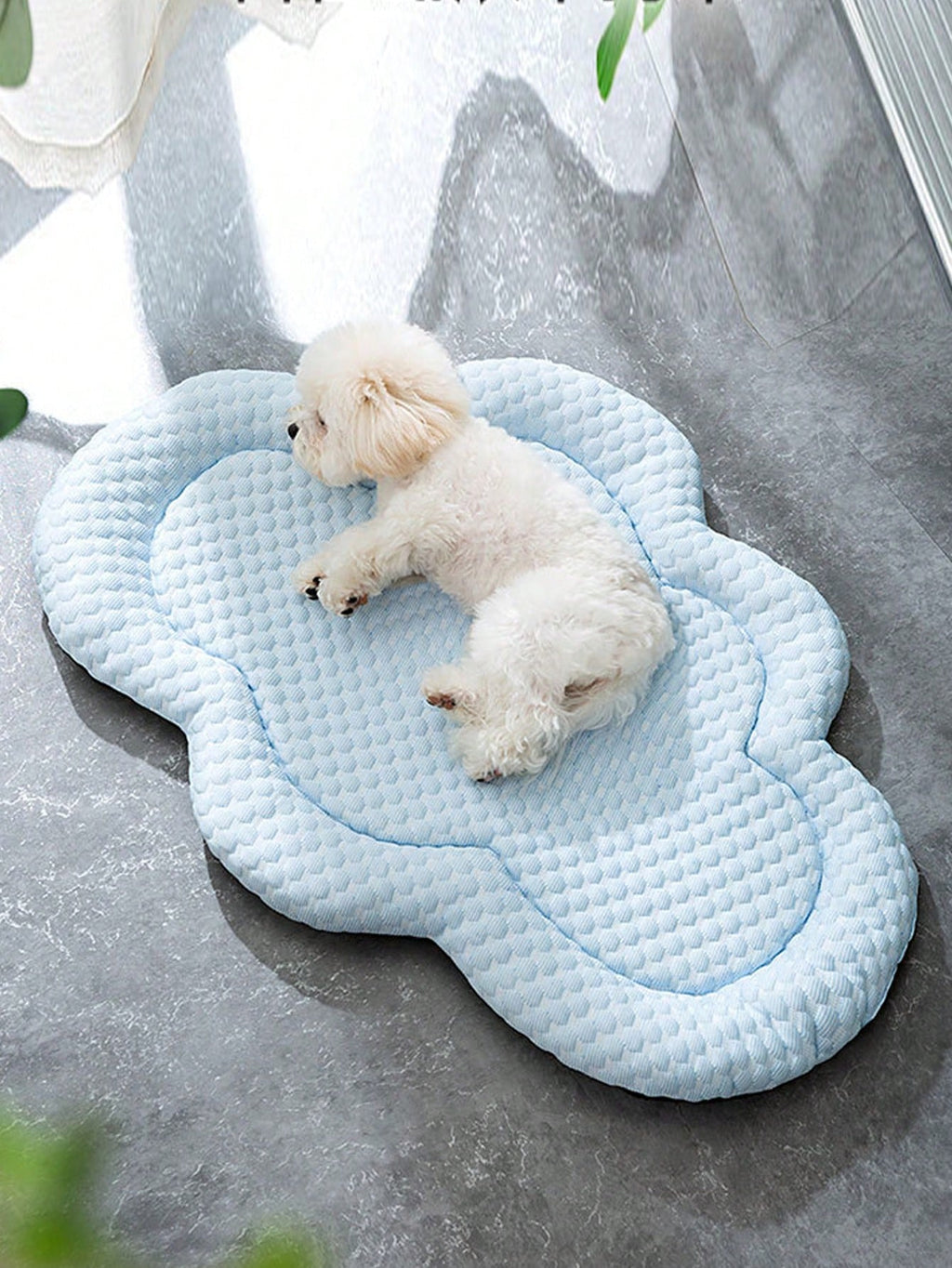 1pc/Set Summer Pet Dog Bed Cooling Mat, Cat Bed Puppy Air Permeable Dog Bed Mat Suitable For Small, Medium And Large Pets
