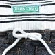 PETCIRCLE 1pc Pet Clothes Striped Denim Effect Elastic Pants For Small Medium Dogs Cats, Fashionable & Classic, Autumn/Winter New Arrival