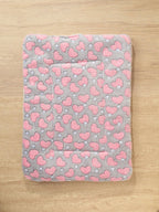 1pc Polyester Star & Heart Breathable Washable Thick Pet Bed Mat For Medium-Small Cats & Dogs, All Seasons (Teddy/Bichon Frise)