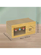Multi-Function Cat Scratching Post & Cat Bed, Durable Cardboard, Dual-Layer, Bells, All Season Use