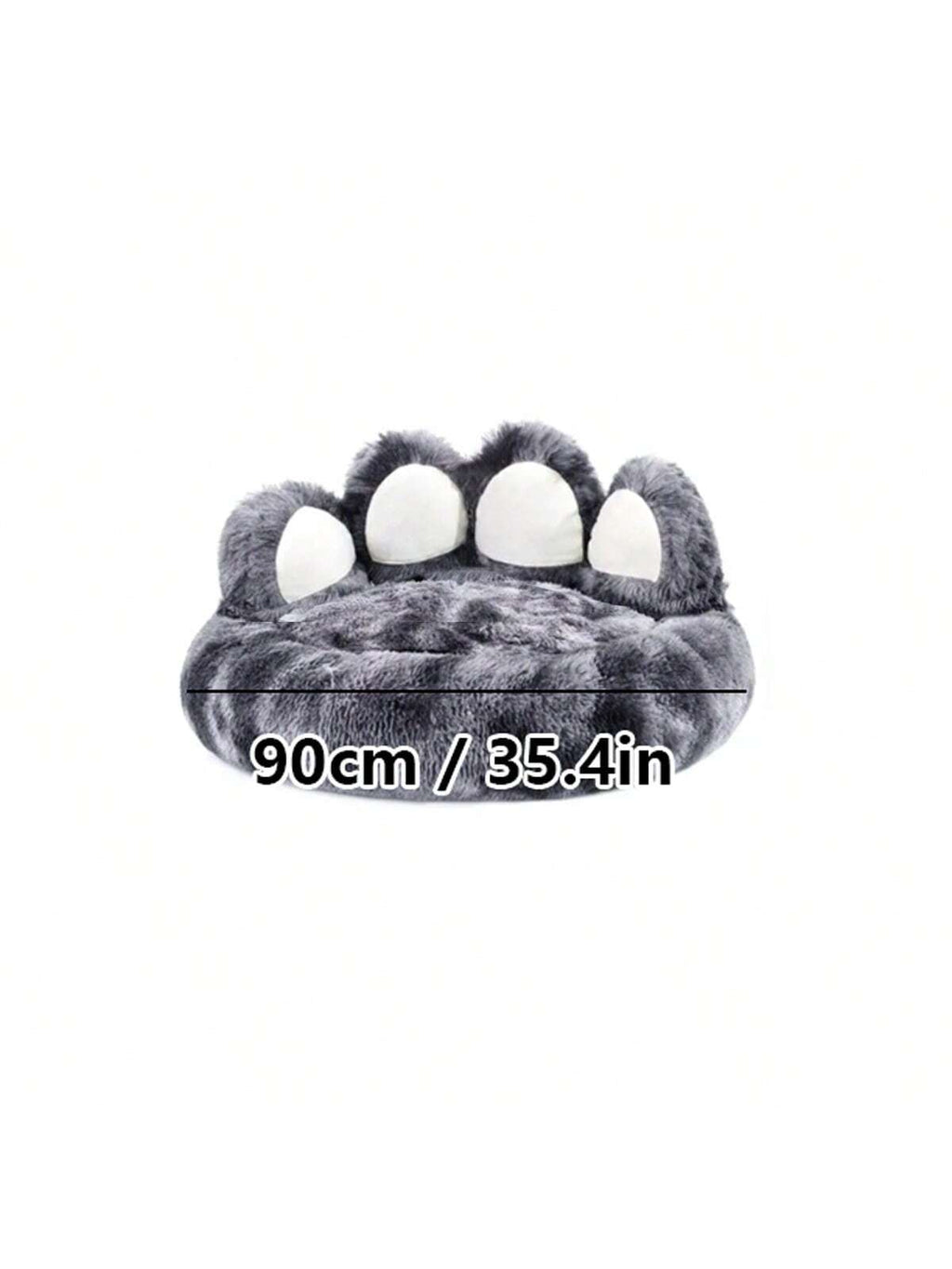 27in  35in  43in  Calming Dog Beds For Large Dogs, Faux Fur Donut Cuddler Dog Bed, Round Fluffy Pillow, Washable Pet Bed For Dogs