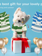 Pets, Cats, Dogs, Dog Clothes, Puppy Dog, Chihuahua Dog Clothes, Kitten Supplies, Dog Shirts, Striped Dog T-Shirts, Long Sleeve Small Dog & Cat Clothes Suitable For Medium & Small Breeds, French Bulldog, Dachshund, Yorkshire Terrier, Fashionable, Breatha