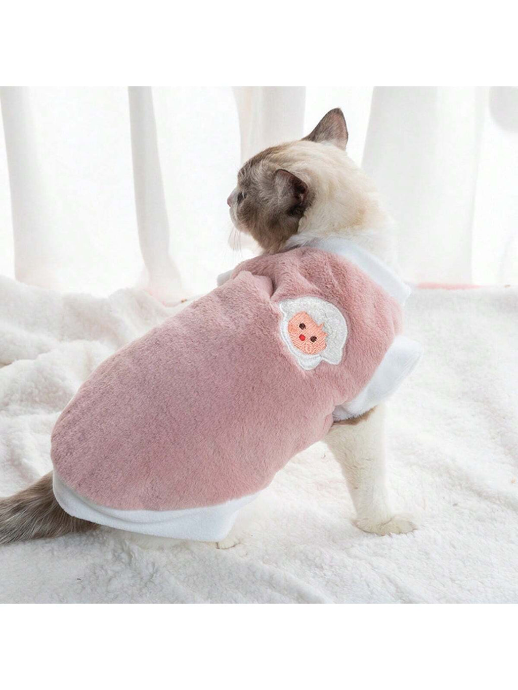 Pet Clothes, Cat Clothes, Autumn/Winter Cat Vest, Warm & Cute Plush Cat Outfit