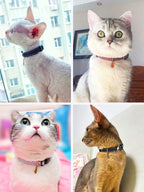 Striped Cat Collar, Lightweight Adjustable Cat Collar With Tie Pendant, Used For Wedding Party Decoration