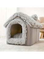 FYHOMORUP 1pc, Cozy Pet House, Soft Warm Bed For Small Dogs And Cats, Detachable And Washable, Four Seasons General, Pet Supplies