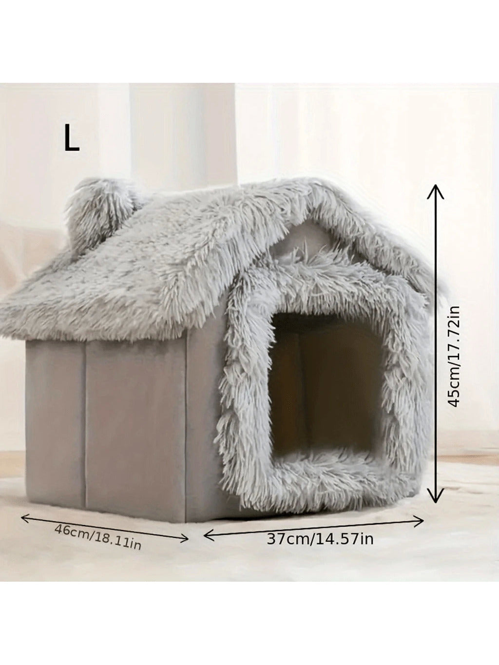 FYHOMORUP 1pc, Cozy Pet House, Soft Warm Bed For Small Dogs And Cats, Detachable And Washable, Four Seasons General, Pet Supplies