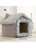 FYHOMORUP 1pc, Cozy Pet House, Soft Warm Bed For Small Dogs And Cats, Detachable And Washable, Four Seasons General, Pet Supplies