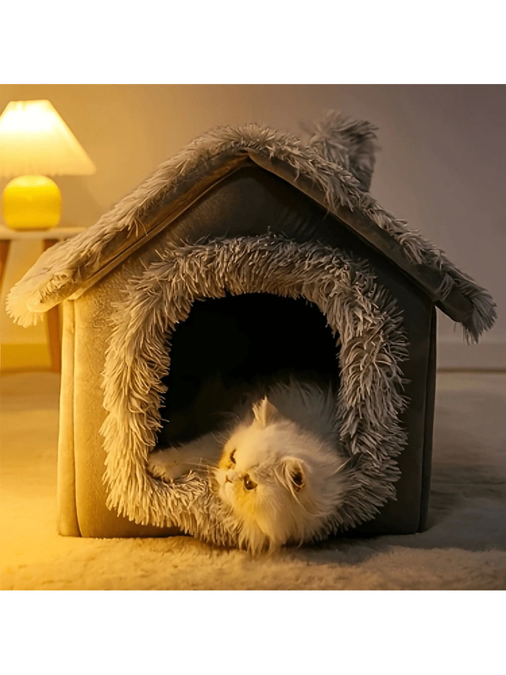 FYHOMORUP 1pc, Cozy Pet House, Soft Warm Bed For Small Dogs And Cats, Detachable And Washable, Four Seasons General, Pet Supplies