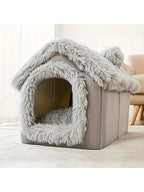 FYHOMORUP 1pc, Cozy Pet House, Soft Warm Bed For Small Dogs And Cats, Detachable And Washable, Four Seasons General, Pet Supplies