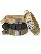 Tactical Dog Collar With Handle - Heavy Duty Collar For Medium And Large Dogs - Provides Ultimate Control And Comfort