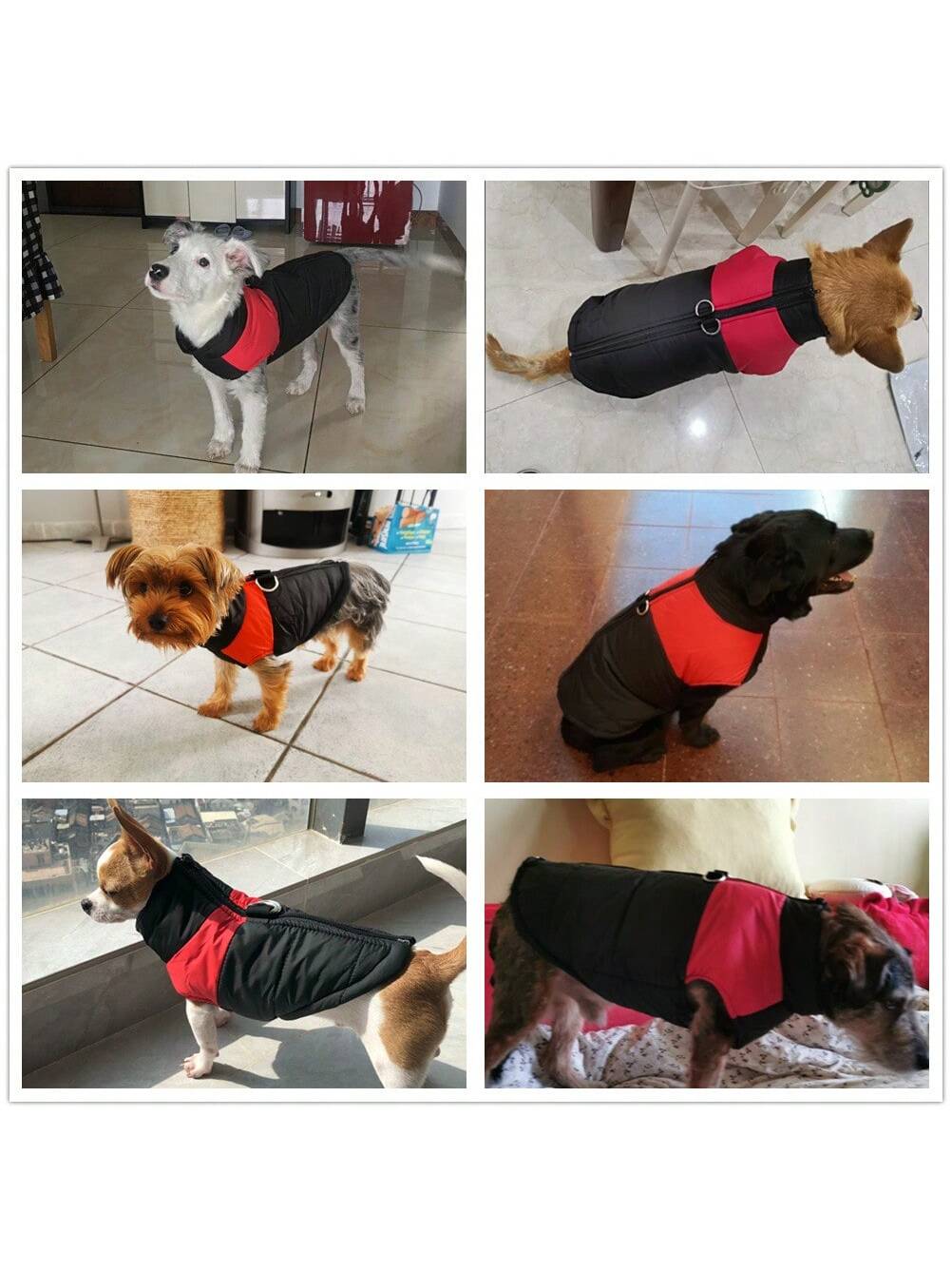 Winter Warm Waterproof Dog Jacket For Small Medium Large Dogs Clothes Chihuahua Vest Labrador French Bulldog Costume Pet Apparel