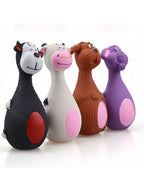 Dog Voice-Activated Latex Cute Cartoon Toys, Chew & Bite Resistant Latex Toys