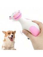 Dog Voice-Activated Latex Cute Cartoon Toys, Chew & Bite Resistant Latex Toys