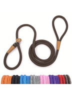1pc Braided Rope Leash,Slip Lead Dog Leash For Small Medium And Large Dogs Walking And Training Outdoor