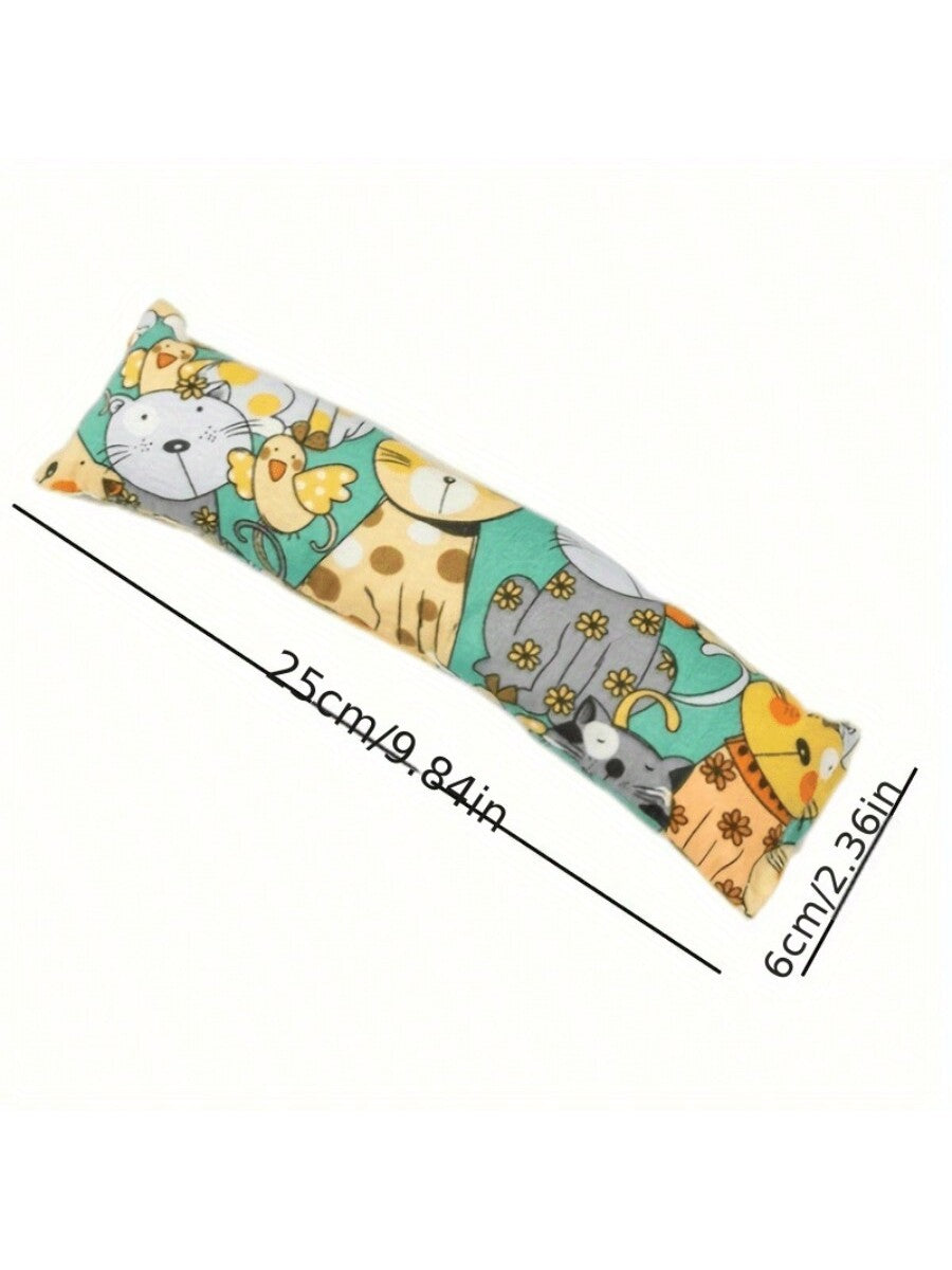 Chewing Cat Toy - Catnip Filled Plush Cat Toy, Stress Relief & Play Toy - Medium Size Fluffy Cat Toy