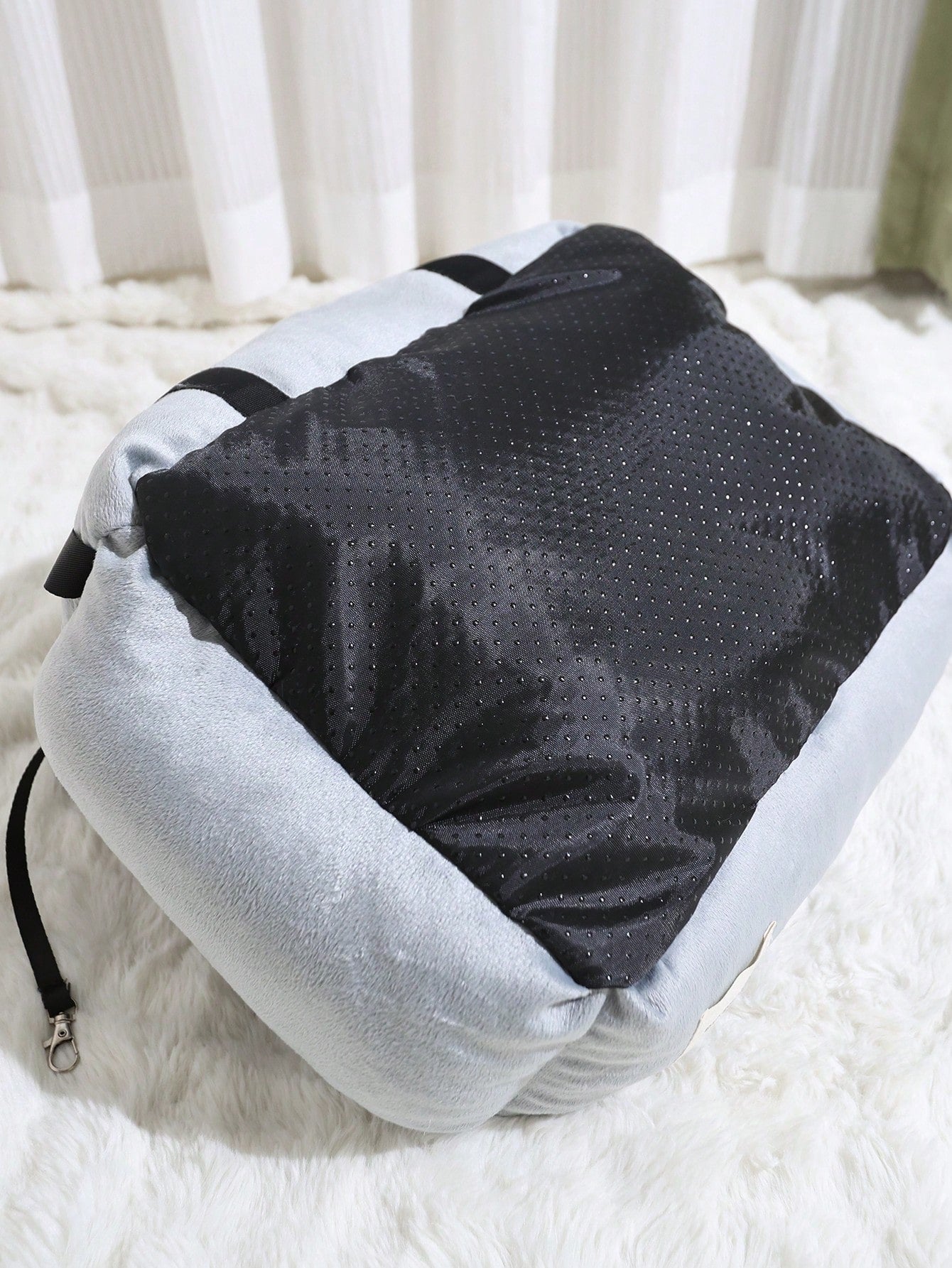1pc Detachable Pet Car Seat Cushion, All Season Use, Pet Car Seat, Pet Bed With Safety Belt And Tether Leash, Suitable For Medium To Small Cats & Dogs