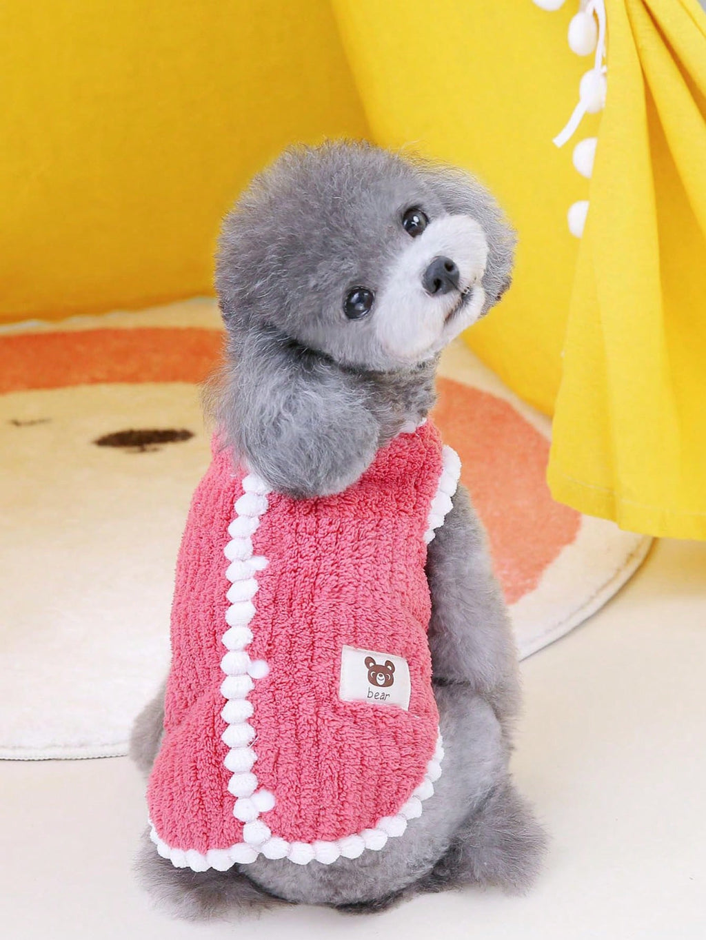 Soft & Warm Knitting Sleeveless Dog/Cat Sweater, Comfortable Pet Clothing For Dogs & Cats, Suitable For All Seasons, Autumn/Winter