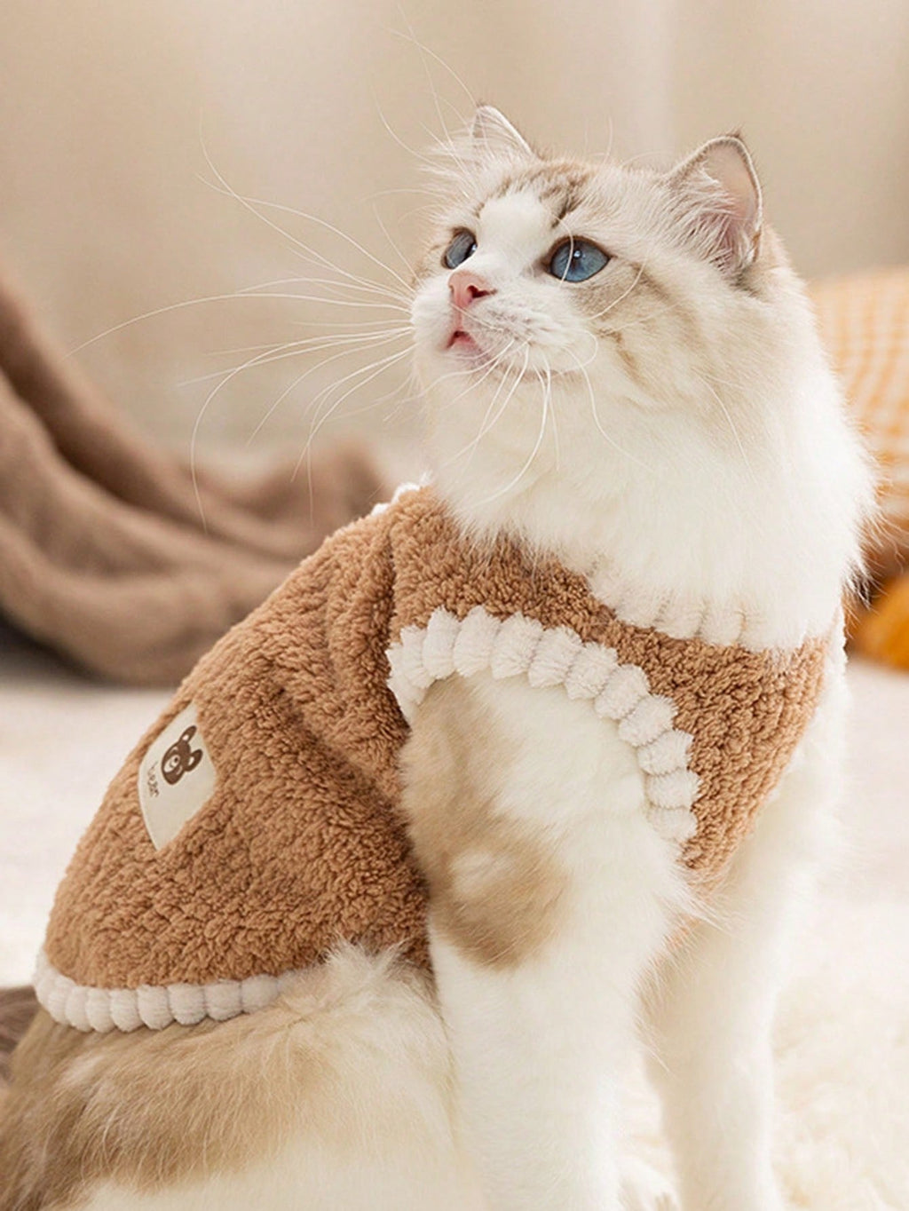 Soft & Warm Knitting Sleeveless Dog/Cat Sweater, Comfortable Pet Clothing For Dogs & Cats, Suitable For All Seasons, Autumn/Winter