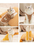 Soft & Warm Knitting Sleeveless Dog/Cat Sweater, Comfortable Pet Clothing For Dogs & Cats, Suitable For All Seasons, Autumn/Winter