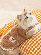 Soft & Warm Knitting Sleeveless Dog/Cat Sweater, Comfortable Pet Clothing For Dogs & Cats, Suitable For All Seasons, Autumn/Winter
