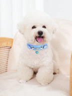 NEW 1Pc PU Leather Delicate Pet Dog Collar,High-Quality Leather Fabric And Alloy Fittings.Beautiful Gemstone Decoration.