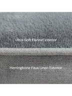 Orthopedic Dog Bed Removable Washable Cover Non-Slip Bottom Dog Sofa Bed,