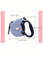 Retractable Dog Leash Automatic Extending Nylon Rope For Large Dogs Walking