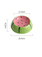 4 Cute Designs Pet Ceramics Bowl Watermelon Strawberry Shape Food Bowl Small Dog Colorful Suppliers Bowl