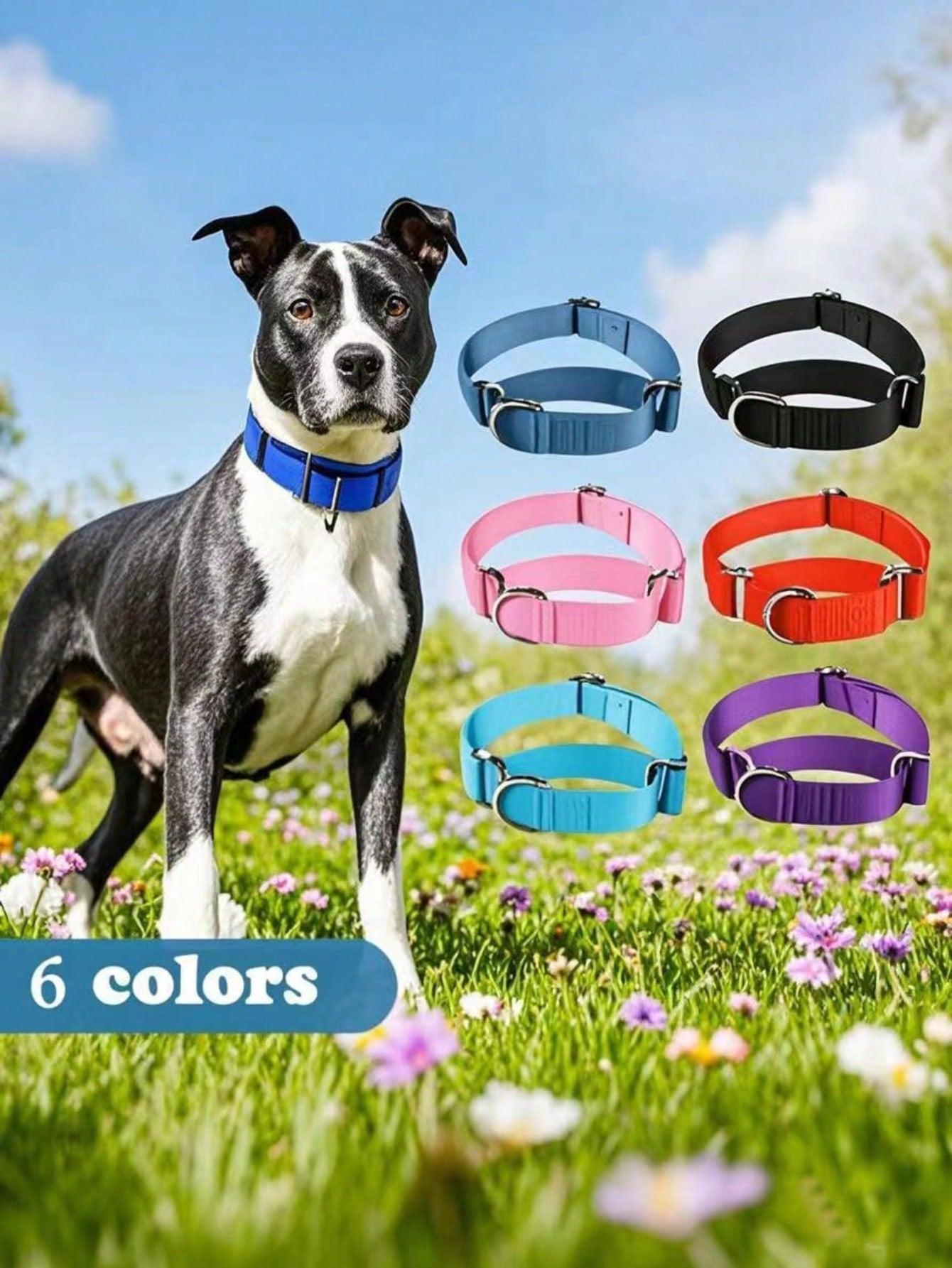 Dog Neck Leash For Outdoor Walking Adjustable Neck Leash For Dogs Sturdy Martingale Nylon Dog Collar Adjustable Soft Puppy Pet Collar For Small Large Dogs Training Control Prevents Slipping Out