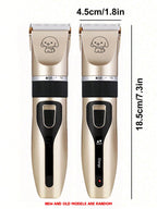 USB Rechargeable Dog Hair Clipper, Cordless Dog Grooming Kit, Cat Hair Trimmer, Pet Grooming Tools