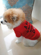 2pcs Dog Clothes Summer Lightweight Cute Breathable Small Dog Vest T-Shirt Suit, For Small/Medium Breeds