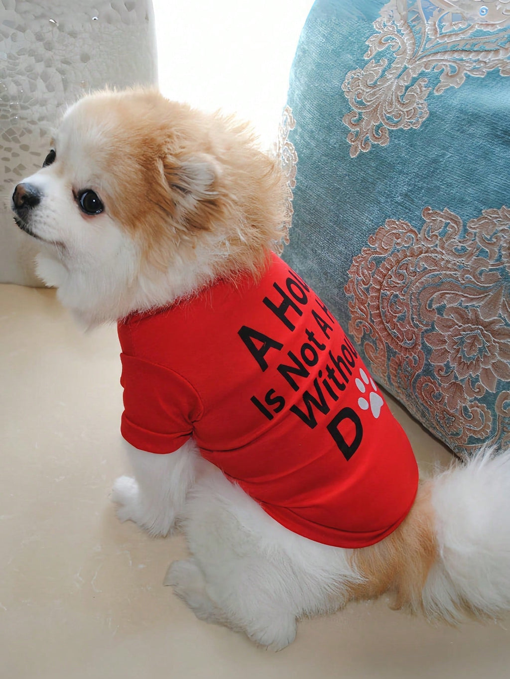 2pcs Dog Clothes Summer Lightweight Cute Breathable Small Dog Vest T-Shirt Suit, For Small/Medium Breeds