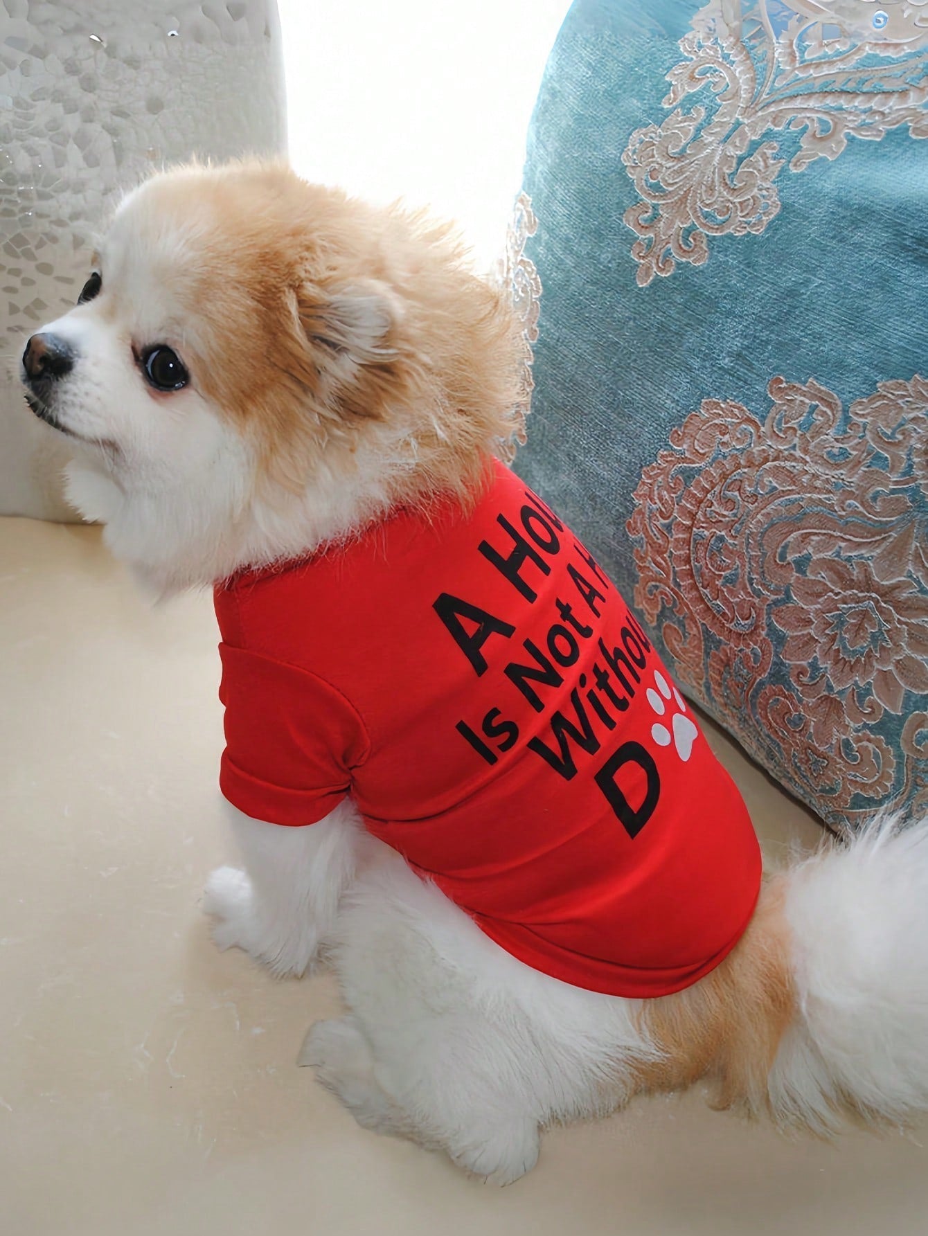 2pcs Dog Clothes Summer Lightweight Cute Breathable Small Dog Vest T-Shirt Suit, For Small/Medium Breeds