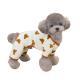 Dog Pajamas Soft Cute Contrast Color Bear Pattern Four-Legged Pullover Dog Sweatshirts