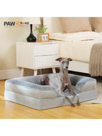 Orthopedic Dog Bed Removable Washable Cover Non-Slip Bottom Dog Sofa Bed,