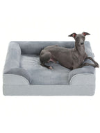 Orthopedic Dog Bed Removable Washable Cover Non-Slip Bottom Dog Sofa Bed,