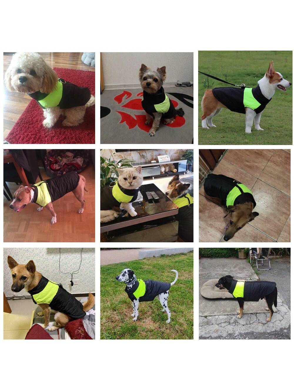 Winter Warm Waterproof Dog Jacket For Small Medium Large Dogs Clothes Chihuahua Vest Labrador French Bulldog Costume Pet Apparel