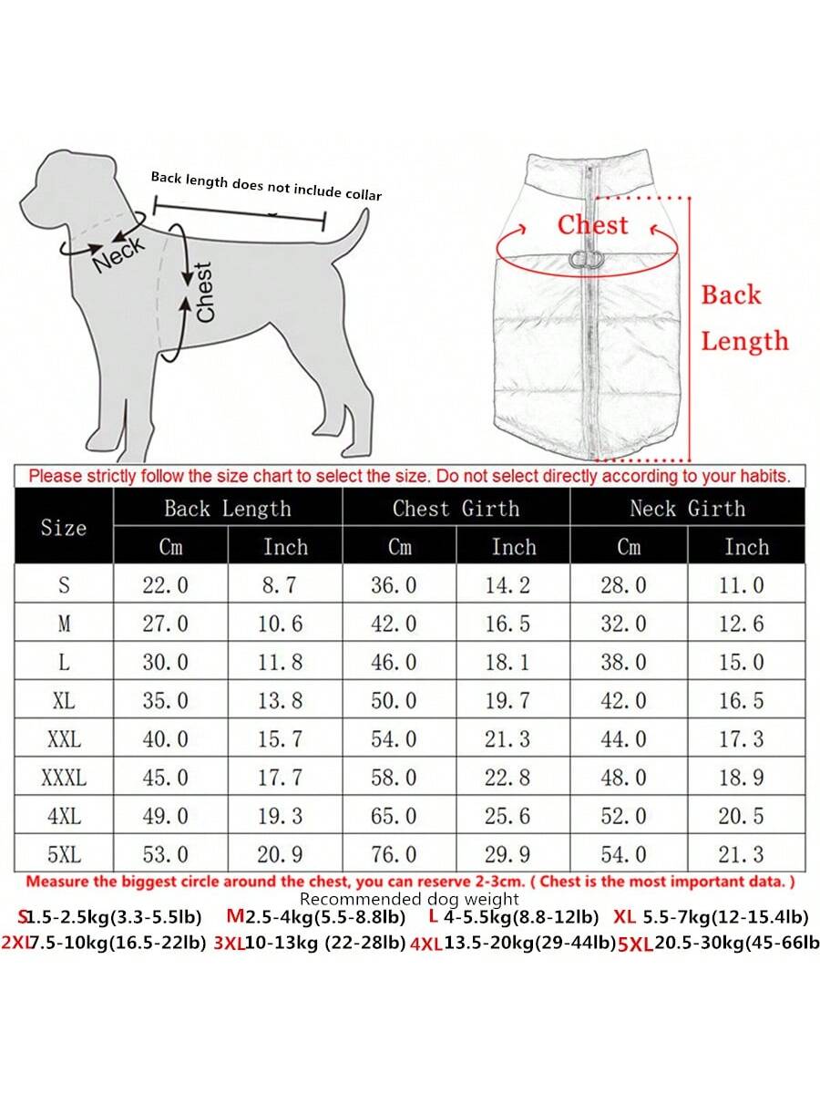 Winter Warm Waterproof Dog Jacket For Small Medium Large Dogs Clothes Chihuahua Vest Labrador French Bulldog Costume Pet Apparel