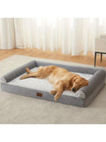 MADE FOR COMFY DOG BED: This Orthopedic Dog Bed Is Made Of High Density Egg Crate Foam, Thick Dog Bed Perfectly Supports Your Fur Baby's Muscles And Joints, Relieves Joint Pain.This Sofa Bed Couch Is A Great Choice For Elderly Or Sick Dog Pets. They Will